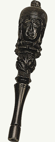 Wooden 'hemp' chillum