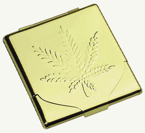 Gold leaf cigarette case