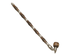 metal long cannabis smoking pipe