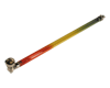 Metal 'rasta' smoking pipe