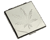 Silver leaf cigarette case