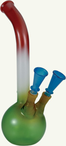 glass twin handmade waterpipe