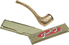 gold smoking gift set