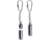 silver keychain snuff bulb