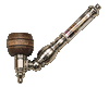 Metal 'cobra' smoking pipe