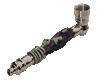 Metal 'dead' smoking pipe