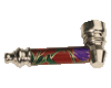 Metal 'easy' smoking pipe