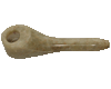 Stone 'green' smoking pipe