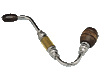 Metal 'headshop' smoking pipe
