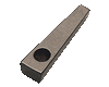 Wooden 'mini eboni' smoking pipe