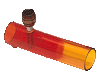 Acrylic 'hemp' smoking pipe