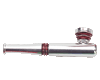 Metal 'high' smoking pipe