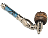 Metal 'leaf' smoking pipe