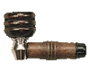 Metal 'pot' smoking pipe