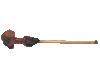 handmade 'rasta man' smoking pipe