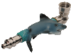 metal shark cannabis smoking pipe