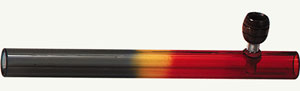 Acrylic 'rasta' smoking pipe