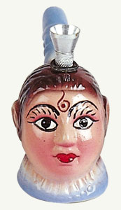 Ceramic 'female' smoking pipe