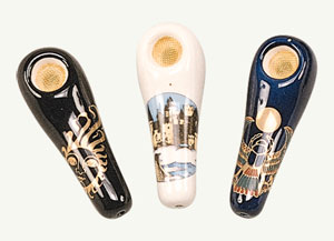 Ceramic 'one hitter' handpipe