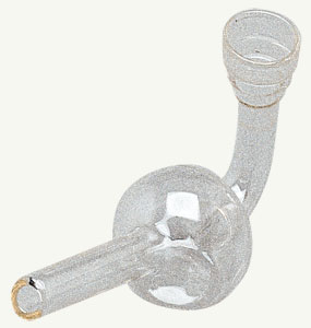Glass 'bowl' smoking pipe