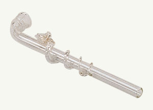 Glass 'snake' smoking pipe