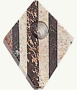 Stone 'diamond' smoking pipe