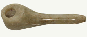 Stone 'green' smoking pipe