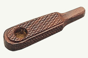 Wooden 'holland' smoking pipe
