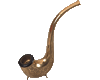 Metal 'tobacco' smoking pipe