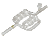 Glass 'trippy' smoking pipe