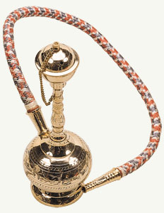 Metal 'aladin' waterpipe