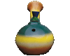 Ceramic 'coloured ' Bong