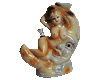 Ceramic 'moon ' Bong