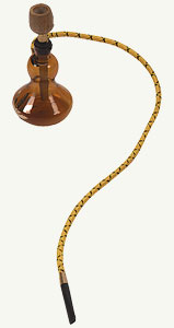Glass'1 person' hookah