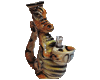 Ceramic 'dragon' Bong