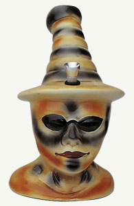 Ceramic  'joker' bong