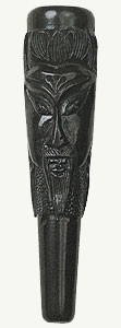 wooden headshop chillum