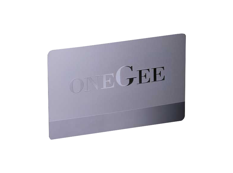 Onegee Box Schneider Edelstahl | Pulverkarte | Offizieller oneGee™ Händler