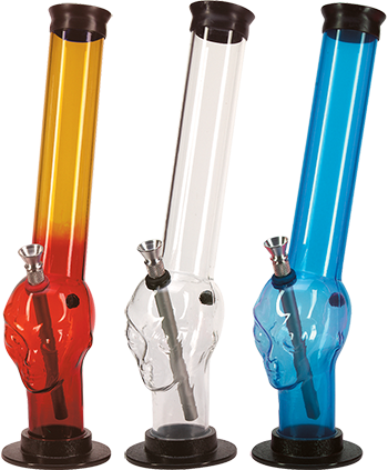 acrylic alien headshop bong