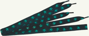 fat weed leaf laces