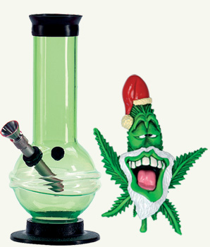 green bong chrismas gift set