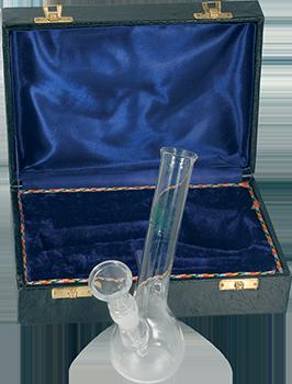 Glass Curved Bong in Box