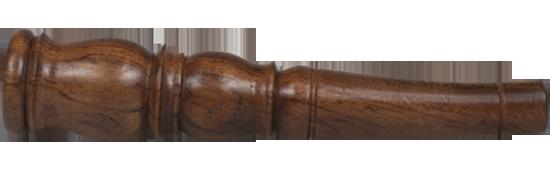 Small Wrought Rosewood Chillum