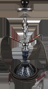 Black 3 Way Party Shisha