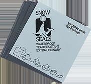 Snow Seals Papel Hidrófugo Negro