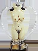 Ceramic Female Body Headshop Waterpipe