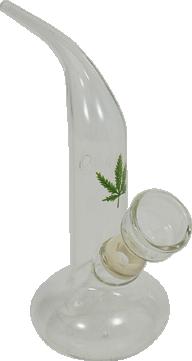 glass bend marijuana waterpipe