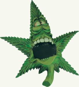 red eye cannabisleaf ashtray