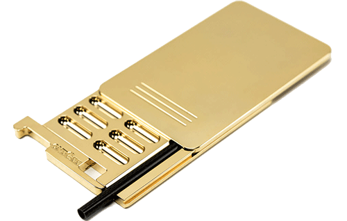 OneGee Snuff Box Secure Box Slim 24K Goud