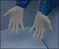 sterile hand gloves